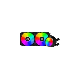 GameBooster PRIME P240B Rainbow Fanlı LGA1700-AM5 Uyumlu 240mm CPU Sıvı Soğutma Sistemi (Siyah)