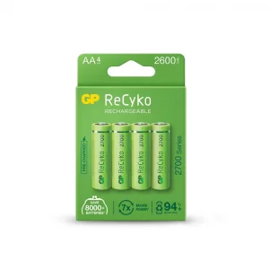 GP AA 2600 mAh Şarjlı Kalem Pil 4lü Paket GP270AAHCEMTR