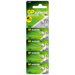 GP GP192-C5 LR41 AG3  Alkalin Düğme Pil 5li Paket
