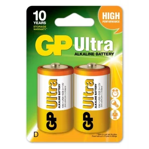 GP G-Tech LR20 Büyük Boy Ultra Alkalin Pil 2li Paket GP13AU-U2 D Boy