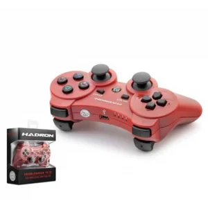HADRON HD325K PS3 Uyumlu Kablosuz Bluetooth GamePad Oyun Kolu DoubleShock III - Kırmızı