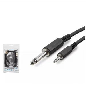 Hadron Hdx1055 6.5Mm To 3.5Mm Kablo Enstrüman Gitar 1.5M Siyah