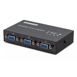 Hadron Hdx1280 2 Port Vga Switch 54Mhz 2Giriş 1Çıkış Butonlu Geçiş