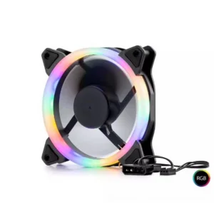 Hadron Hdx1522 Kasa Fanı Performans 4Pin Rgb 12Cm Siyah