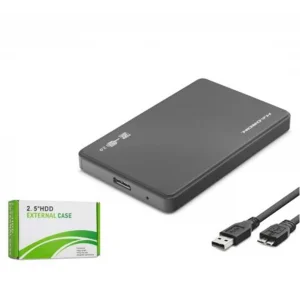 HADRON HDX1752S 2.5 İnç SATA HDD-SSD Harici Disk Kutusu USB 3.0 Micro-B - Siyah