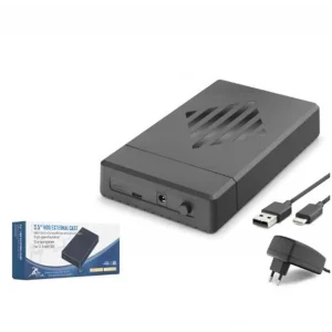 HADRON HDX1794 3.5 İnç SATA HDD Harici Disk Kutusu USB 2.0 Type-C - Siyah