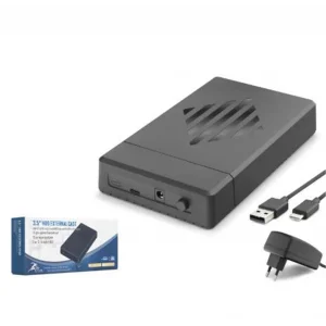 HADRON HDX1795 3.5 İnç SATA HDD Harici Disk Kutusu USB 3.0 Type-C - Siyah
