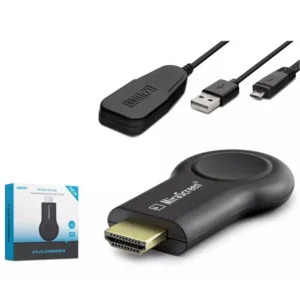 HADRON HDX2351 HDMI Kablosuz Görüntü Aktarım Cihazı Display Android - iOS - Windows - macOS - Siyah