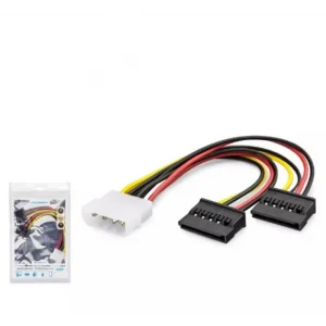 Hadron Hdx5525 Sata Power Kablo Poşetli 2In1 16Cm Siyah