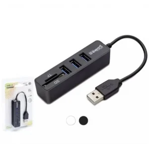 Hadron Hdx7009 Usb Hub Combo 3-Usb + Sd + Tf Siyah