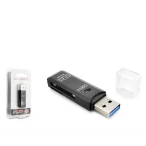 HADRON HDX7030 USB 3.0 Kart Okuyucu SD MicroSD 5 Gbps Siyah