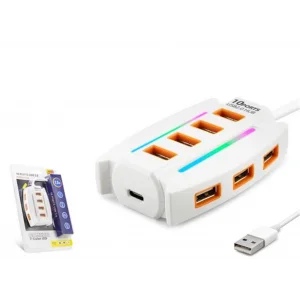 Hadron Hdx7036 Usb Hub 2.0 10-Usb 1.2M Siyah