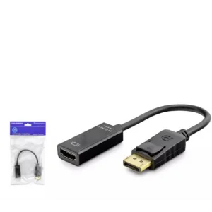 HADRON HDX7823 DISPLAY (M) TO HDMI (F) ADAPTÖR 4K 30HZ SİYAH