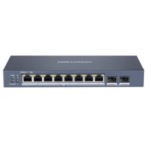 Hikvision DS-3E1510P-SI 8 Port 10-100-1000 Mbps Gigabit Akıllı Yönetilebilir PoE Switch