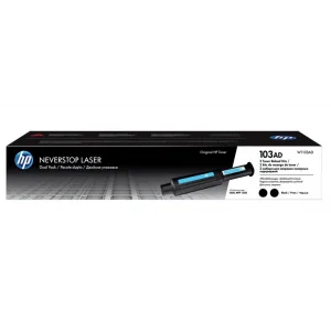 HP 103AD Black Siyah 2.500 Sayfa X 2 Çiftli Neverstop Toner W1103AD