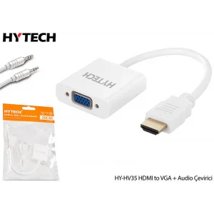 Hytech HY-HV35 HDMI to VGA + Audio Çevirici