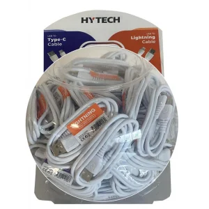 Hytech HY-XF53 90cm 2.4A 40 Lightning + 40 TypeC Şarj Kablosu 80li fanus