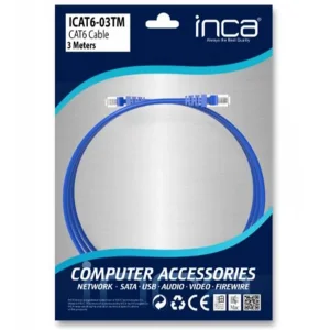 INCA ICAT6-03TM 3 Metre Mavi Kablo