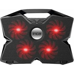 Inca INC-3280 3 Tutacaklı 4 Fanlı Led Işık 11-17 Led Notebook Soğutucu( Fan Hızı Ayarlama Dümesi)