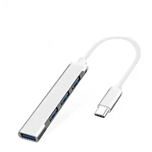 Inca IUSB-04T Type-C Grişli 4Port Usb Hub 3X2.0 USB Çıkış 3.0 USB Çıkış 5 Gbps