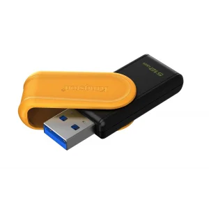 Kingston DTXS-512GB 512GB Portable USB 3.2 Gen1 DataTraveler ExodiaS (Black-Yellow) Flash Bellek