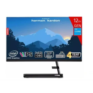 Lenovo Ideacentre F0GH01GCTR I5-12450H 16GB 512GB SSD 23.8 Fhd IPS Siyah FreeDOS AIO Bilgisayar