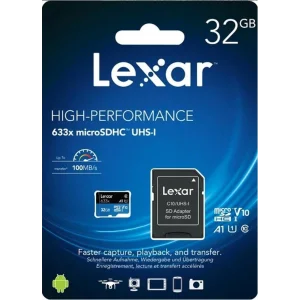 Lexar  32GB A1 V10 U1 Hafıza Kartı + Adaptör
