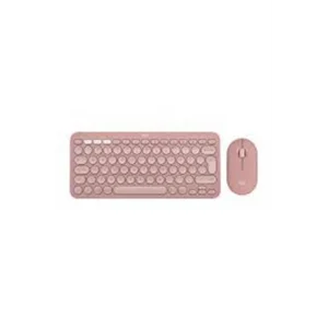 Logitech 920-012247 Pebble 2 Combo Pembe Kablosuz Klavye Mouse Seti