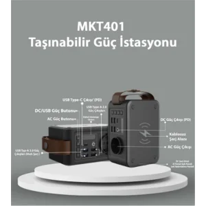 Makim MKT401 TAŞINABİLİR GÜÇ İSTASYONU