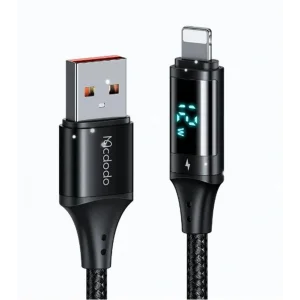 MCDODO CA-1060 DİJİTAL EKRANLI Usb-A To Lightning HIZLI DATA-ŞARJ KABLOSU 3A 1.2M