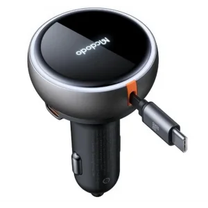 MCDODO CC-4850 80W USB-C Geri çekilebilir kablo Hızlı araç şarj cihazı