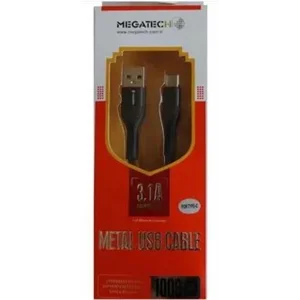 Megatech 3.1A A Örgülü Serisi Micro Data Kablosu Siyah