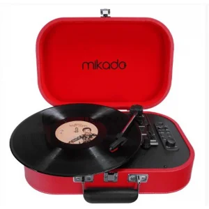 Mikado Nostalgia MN-101 Pikap Kırmızı Usb+RCA+Bluetooth Destekli Müzik Kutusu