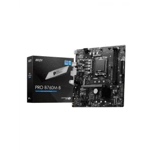 Msı Pro B760M-B DDR4 4800Mhz (OC) M.2 1700p mATX Anakart