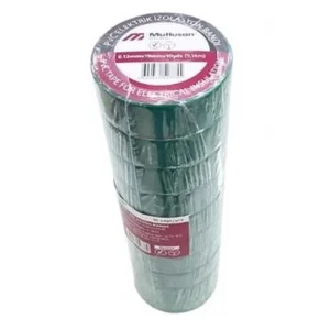 Mutlusan 10-19 İzole Bant 10lu(Elektrik Bant) Yeşil 065133151019