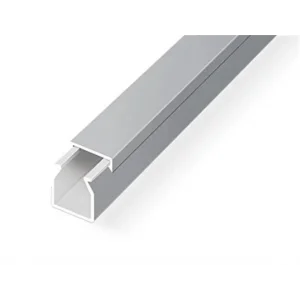 MUTLUSAN 16X16 YAPIŞKANLI SİDEM SİYAH KABLO KANALI