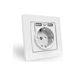 Mutlusan MUT-29-6 1X16 A. MONO.Topraklı Duvar Prizi  (010 083 500296)