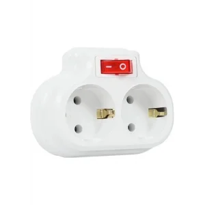 Mutlusan Topraklı 2lİ Anahtarlı Topraklı Fiş, Priz  001 170 0330 07 0000