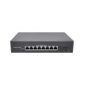 Nova NVC-PSEG0822 8 Port Poe+ 10-100-1000 Mbps 2 Port 10-100-1000 Mbps Uplink 2 Port SFP Switch 120W