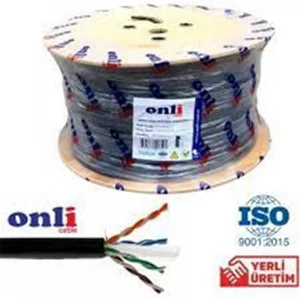 Onli U-UTP 24 AWG CCA-ECO 305 Metre Cat6 Kablo