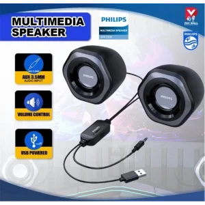 Philips Spa2209 2.0 USB- 3.5MM Jack Hoparlör Ses Kontrol Tuşu