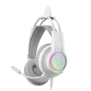 Rampage RM-K91 X-CATTY Beyaz USB 7.1 Version RGB Gaming Oyuncu Mikrofonlu Kulaklık
