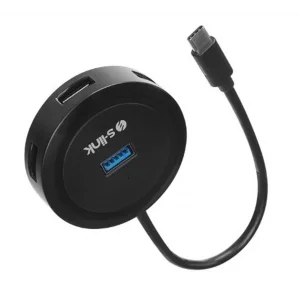 S-link SW-U340 4 Port Usb 3.0 Gri Type-C Hub
