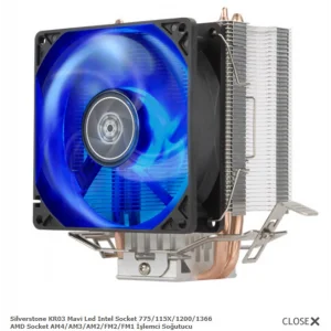 NODAR ND2605 CPU Kule Tipi İşlemci Soğutucu Üç Fanlı 90 mm Siyah