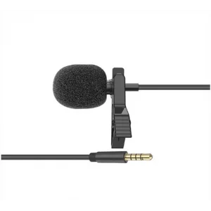 Snopy SN-M20 Siyah Akıllı Telefon ve Youtuber Metal mandallı, Yaka Mikrofonu