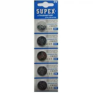 Supex Cr2025 3V Lityum 5Li Blister Pil