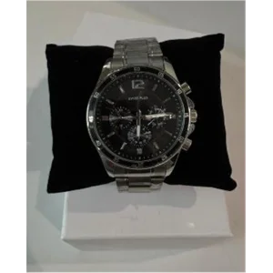 Swiss Plus Man Watch Basic Seri Model-10 ST3516AGS Lüx Black-Silver