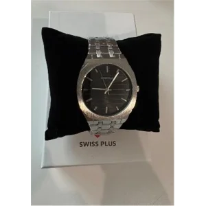 Swiss Plus Man Watch Basic Seri Model-6 ST2302AGP Black-Silver