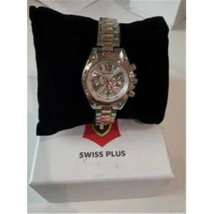 Swiss Plus Woman Watch Model-1 ST0730ABL Rose Gold-Silver(Kol Saati)