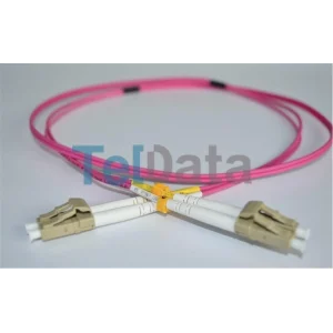 TELDATA TLD-LCLCOM41 LC-UPC-LC-UPC MM DX OM4 1 METRE FIBER OPTIK PATCHCORD